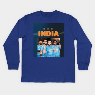 Team India Cricket players Kids Long Sleeve T-Shirt